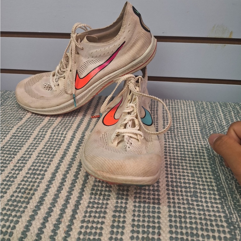 Nike Women's Running cleats with Red and Blue Accents